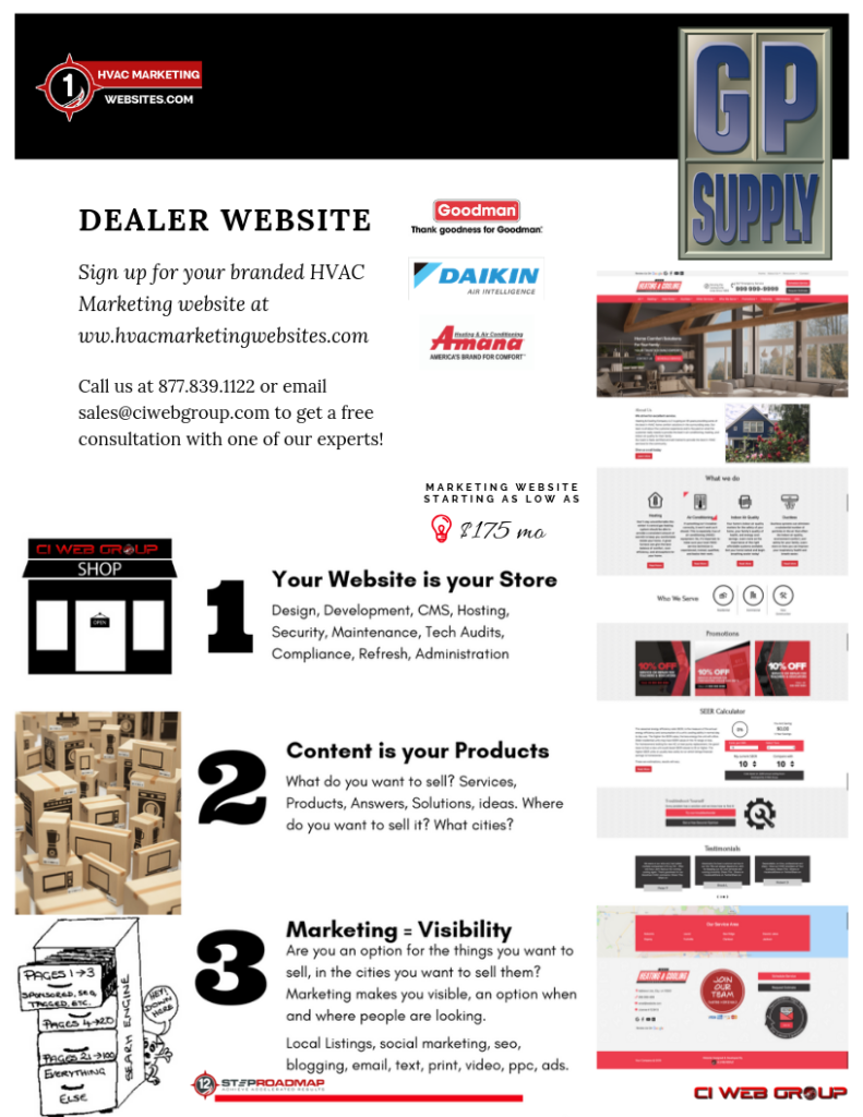 Geary Pacific Supply Dealer HVAC Marketing Website - hvacmarketingwebsites.com