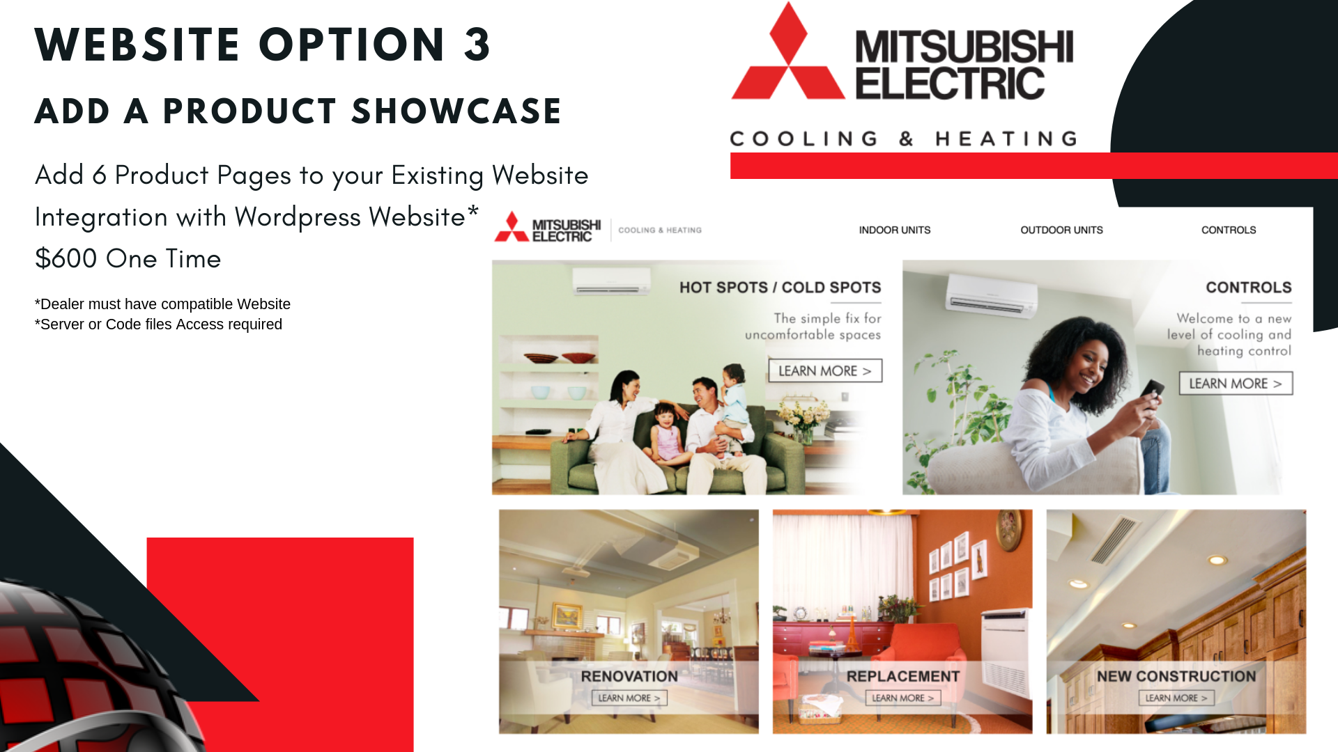 Mitsubishi Ductless Pages - Website Adon